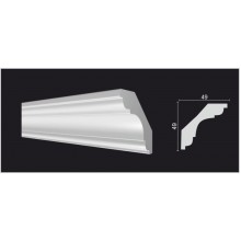 DECOR-DIZAYN  DD05 потолочный плинтус дюрополимер 49х49х2000мм